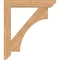 Ekena Millwork Westlake Slat Smooth Bracket w/ Offset Brace, Western Red Cedar, 7 1/2"W x 42"D x 48"H BKT0806X42X48WTL06SWR - alternate 3